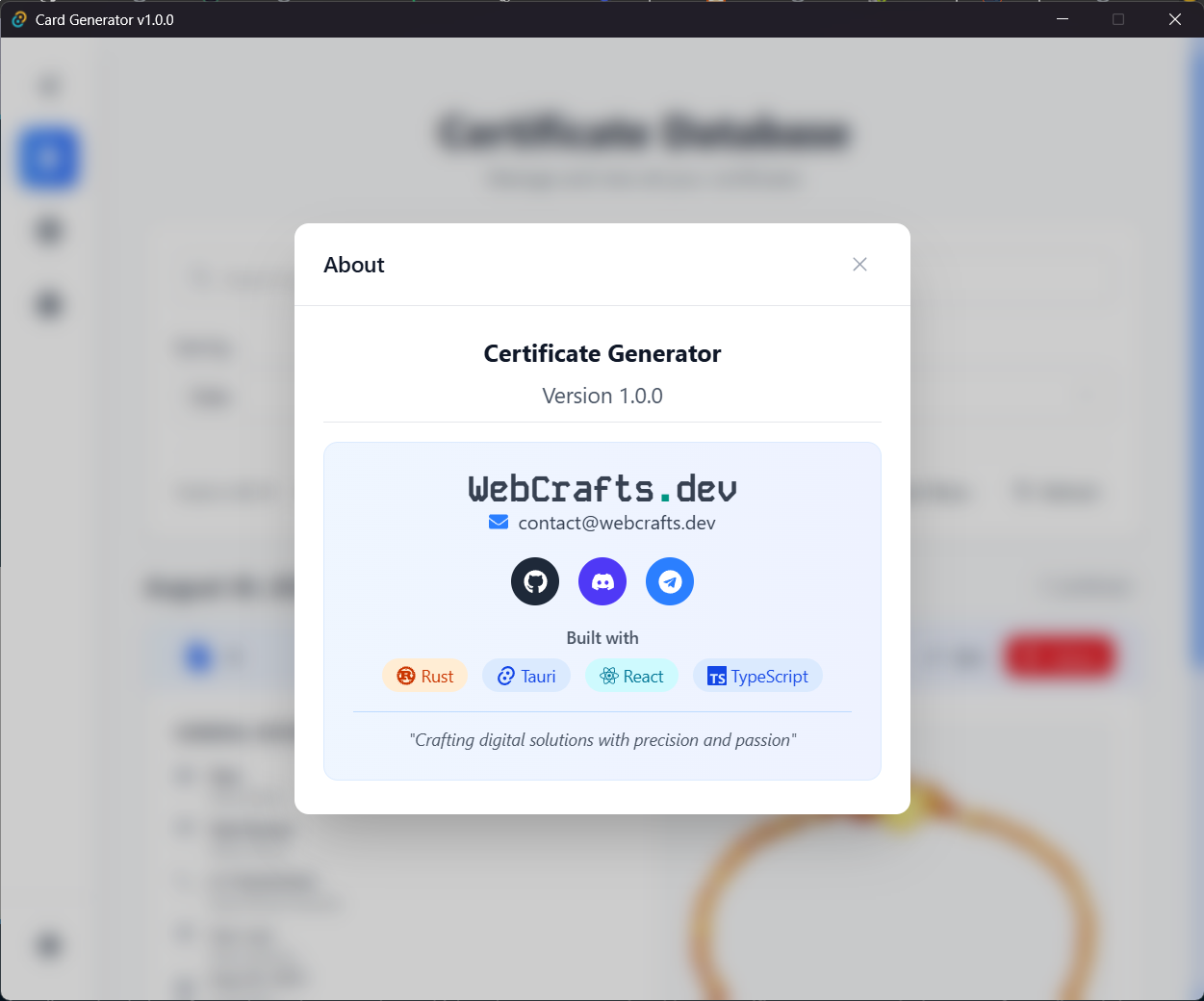 Certificate Generator - image 1